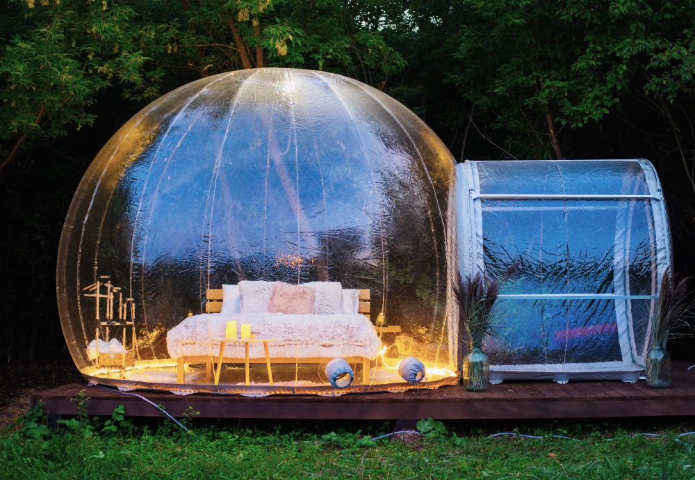 inflatable bubble tent